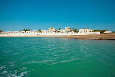 Kanal ve evler El Gouna Resort. Mısır, Kuzey Afrika