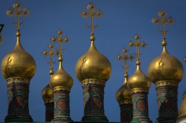 Moskova Kremlin Verkhospassky katedralde kubbeleri