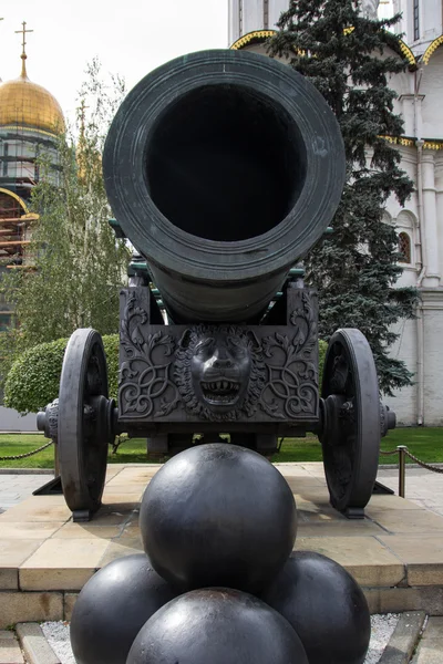 Car Cannon král v Kremlu, Moskva — Stock fotografie