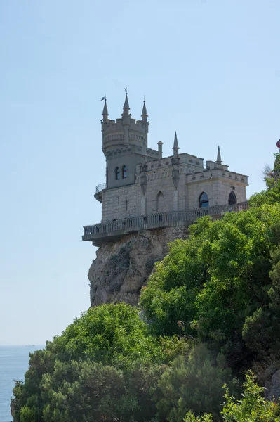 Old castle Swallow's nest on the Hill — Stock Photo, Image