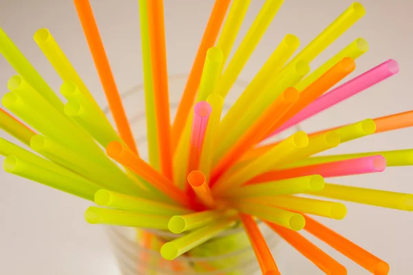 The drinking straws close up — Stock Photo, Image