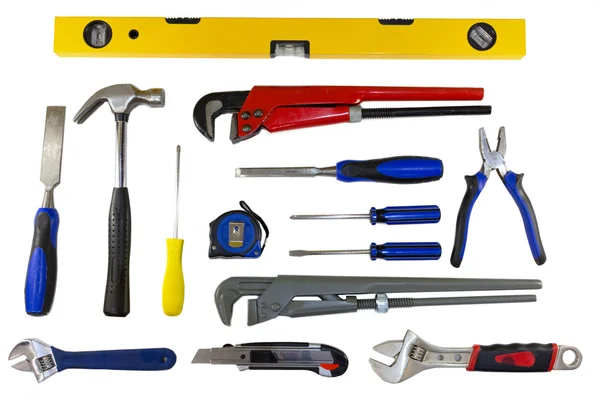 Tools isolated on white background — Stock Photo, Image