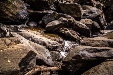 Küçük dere ve büyük taşlar