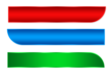 Renkli ışık çizgisi ögesine sahip modern alt üçüncü set pankart ögesi metin kutusu png dosyası