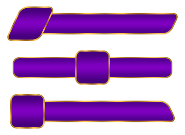 Dizayn zarif üçüncü mor metin kutusunu altın çizgi şablonu png dosya şeffaf tasarımı ile ayarla