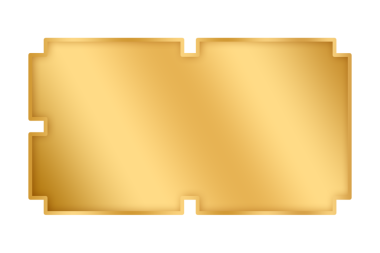 boş altın rozet ögesi png dosyası