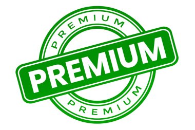 yeşil premium yuvarlak pul vektör illüstrasyon ögesi dosya şeffaf arkaplan