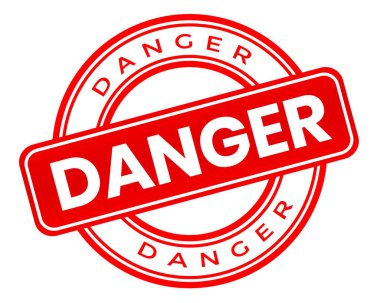 tehlike kırmızı yuvarlak pul ögesi şeffaf ep dosyası