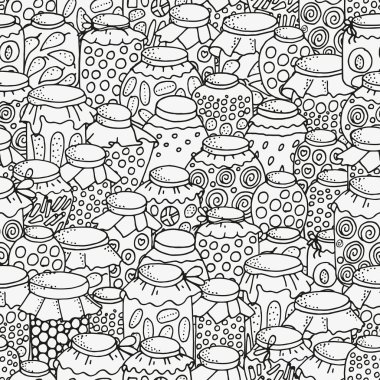 Cam Kavanoz ile Seamless Modeli.