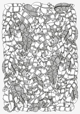 tüyleri, aşiret, ayarla zentangle, sanatsal çizilmiş, stilize.