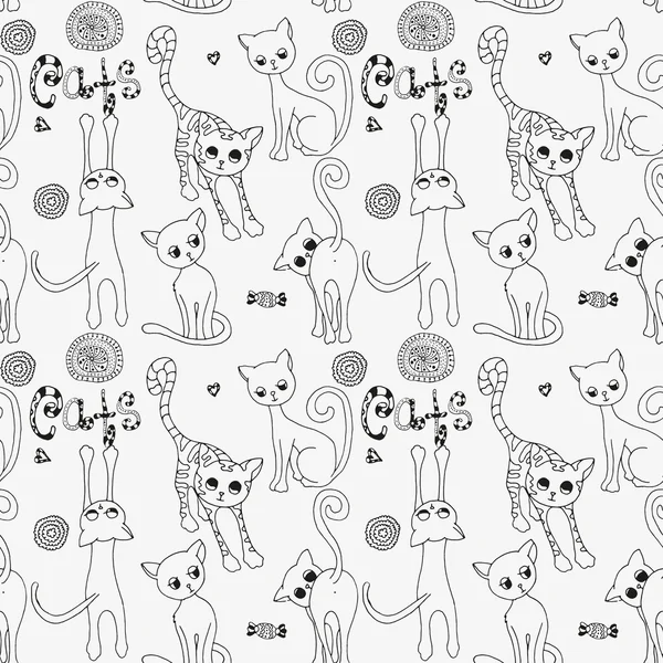 Komik kediler skeç koleksiyonu.