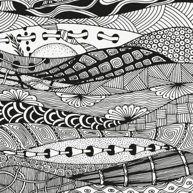 siyah ve beyaz soyut arkaplan