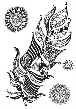 Download mandala feather premium vector download for commercial use ...