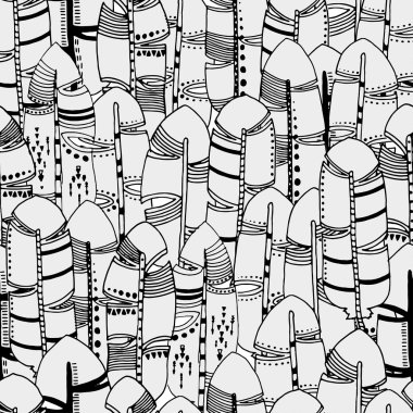 sanatsal tüyler seamless modeli