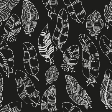 sanatsal tüyler seamless modeli