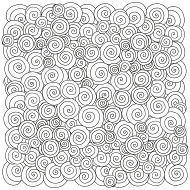 Siyah ve beyaz soyut desen