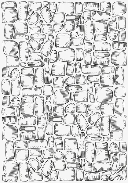 deseni sanatsal taşlarla.