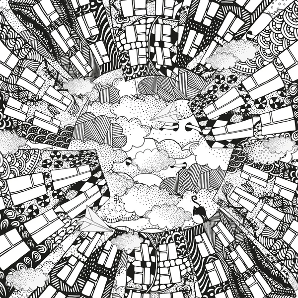 sanatsal Eskizler evler.