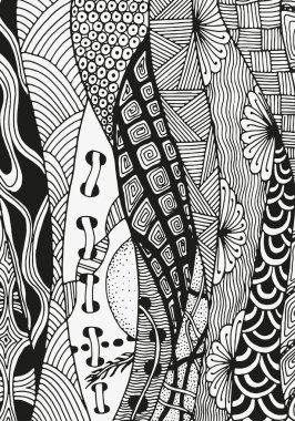 siyah ve beyaz soyut arkaplan