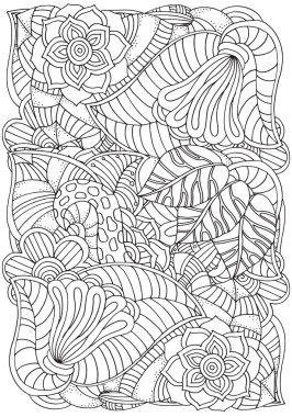 Boyama kitabı için desen