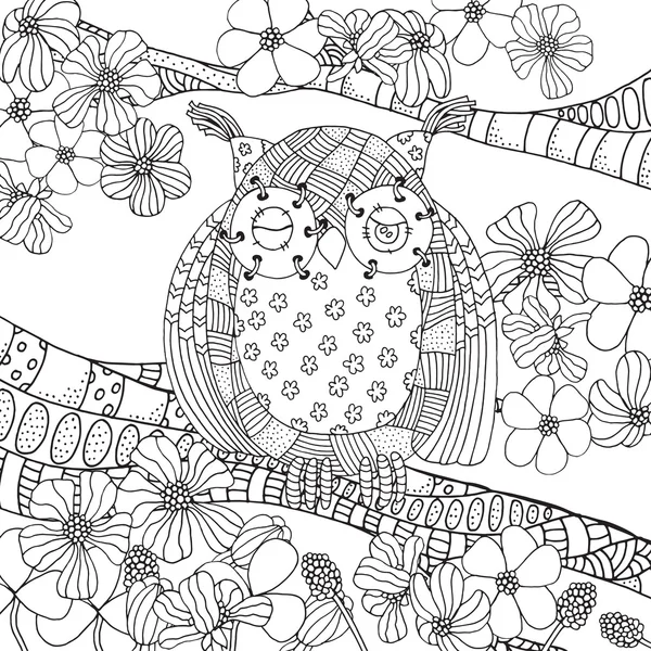 ağaç dalı oturan baykuş