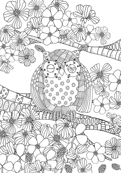 ağaç dalı oturan baykuş