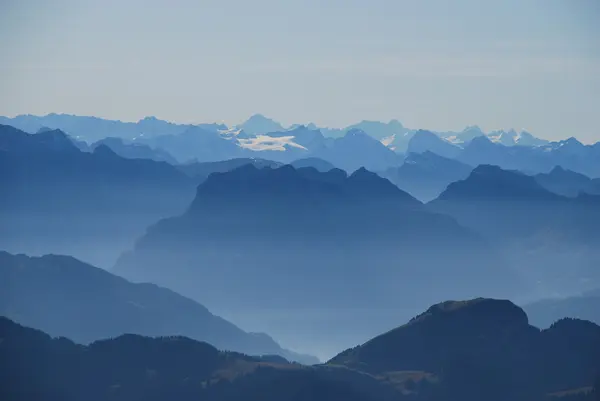 Evropské Alpy pohoří — Stock fotografie