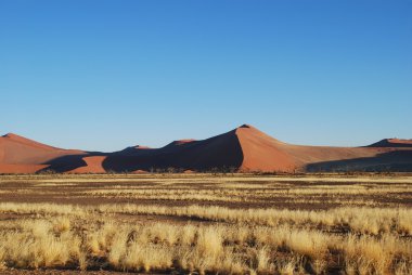 Kumul görünümünü Namibya, Sossusvlei, 