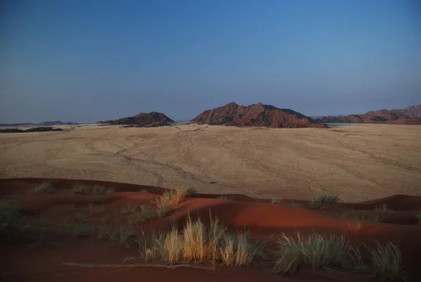 Vista noturna da savana na Namíbia — Fotografia de Stock