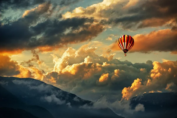 Heißluftballon — Stockfoto