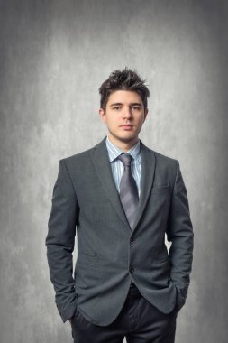 Genç bir iş adamının portresi