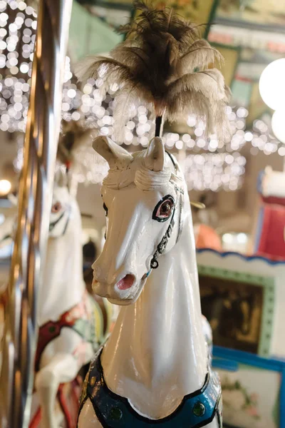 Carrousel tête de cheval — Photo