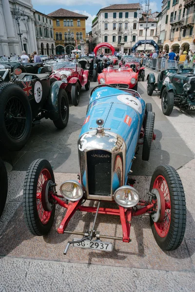 Vintage cars at Freedom Square Stock Photo