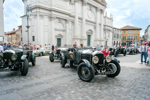 Vintage cars at Freedom Square Royalty Free Stock Images