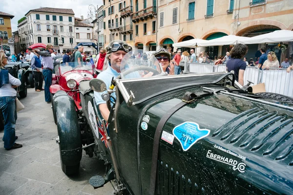 Vintage cars at Freedom Square Stock Photo