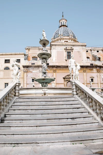 Pretoria fontän, Palermo — Stockfoto