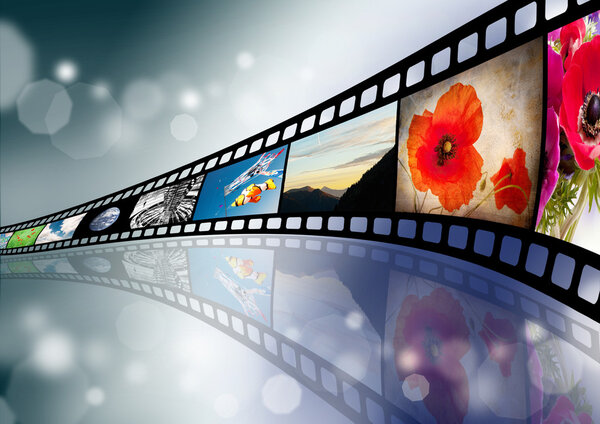 Film strip background