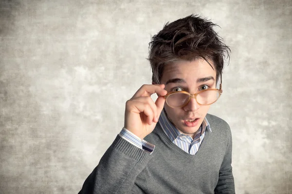 Young perplexed accountant — Stock Photo, Image