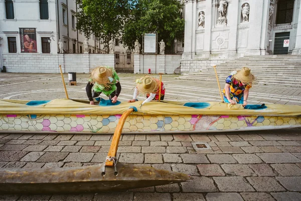 Vogalonga, Venetië, Italië. — Stockfoto