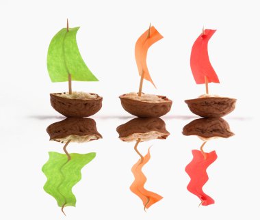 Nutshells ile yapılan tekneler