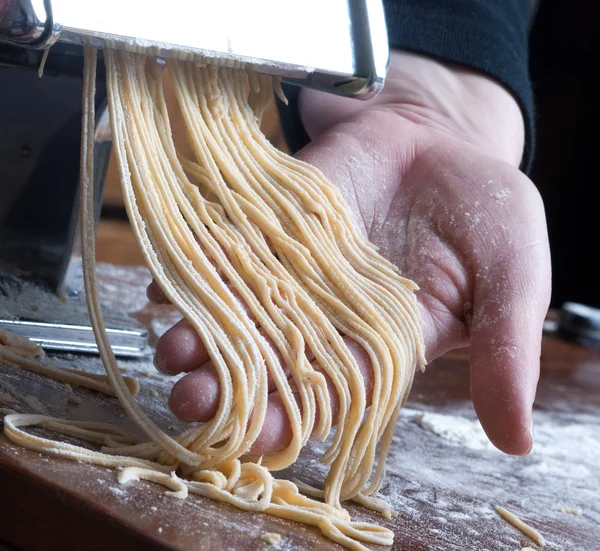 Making pasta at home — Stock Photo, Image