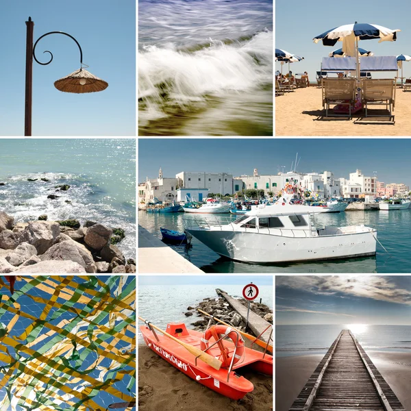 Collage marino de verano —  Fotos de Stock
