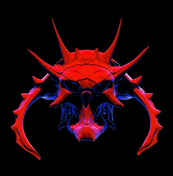 Monster skull design — Stockfoto