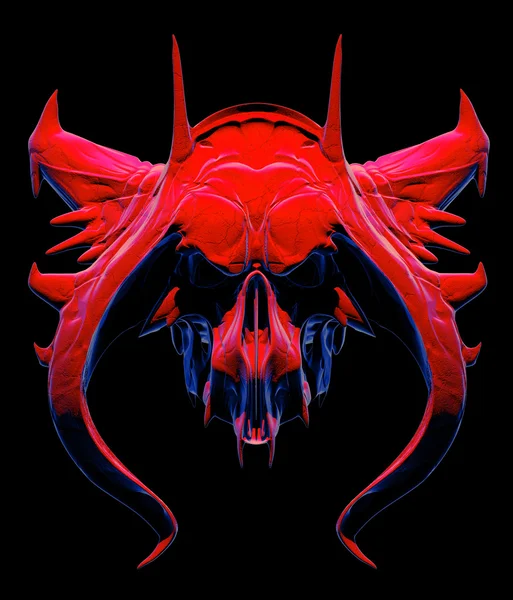 Monster lebka design — Stock fotografie
