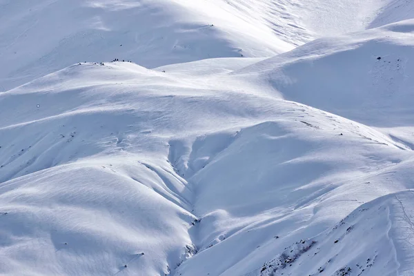 Río Con Nieve Durante Invierno Himalaya Paisaje Montaña India Naturaleza — Foto de Stock