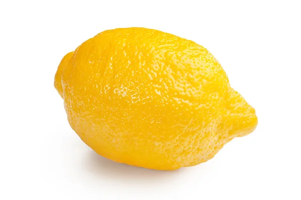 Limon beyaz arkaplanda izole. — Stok fotoğraf