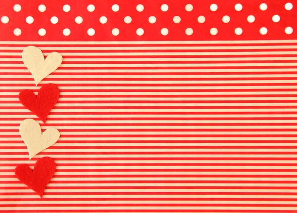 마음, 줄무늬, 물방울 무늬와 빨간색과 흰색 배경 로열티 프리 스톡 이미지