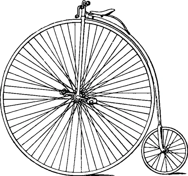 Vintage vélo de dessin — Photo