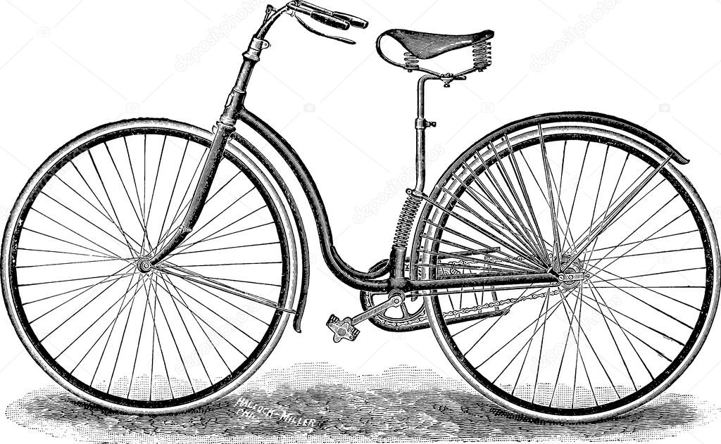 Vintage Velo De Dessin Image Libre De Droit Par Unorobus Gmail Com C