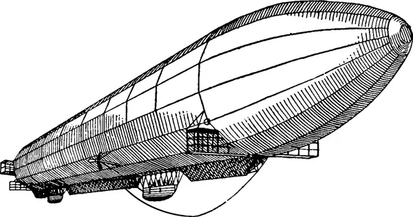 Vintage imagen globo de aire caliente — Foto de Stock